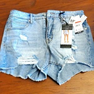 Super high rise shorts denim cutoffs